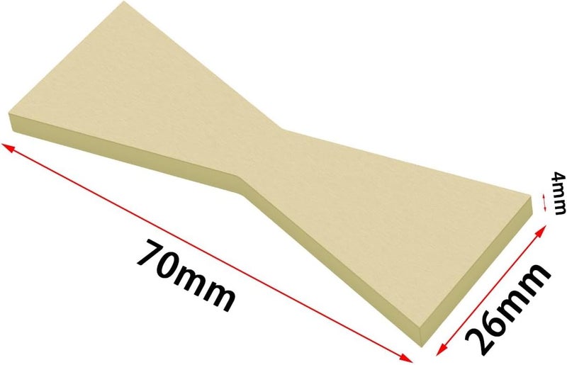 Create idea Solid Brass Bow Tie 70mmx26mmx4mm Slot Cutting Wood Bow Tie Professional Butterfly Inlay Bowtie Inlay Butterfly Inlay,for Bowtie Inlay Wood Working - Image 4